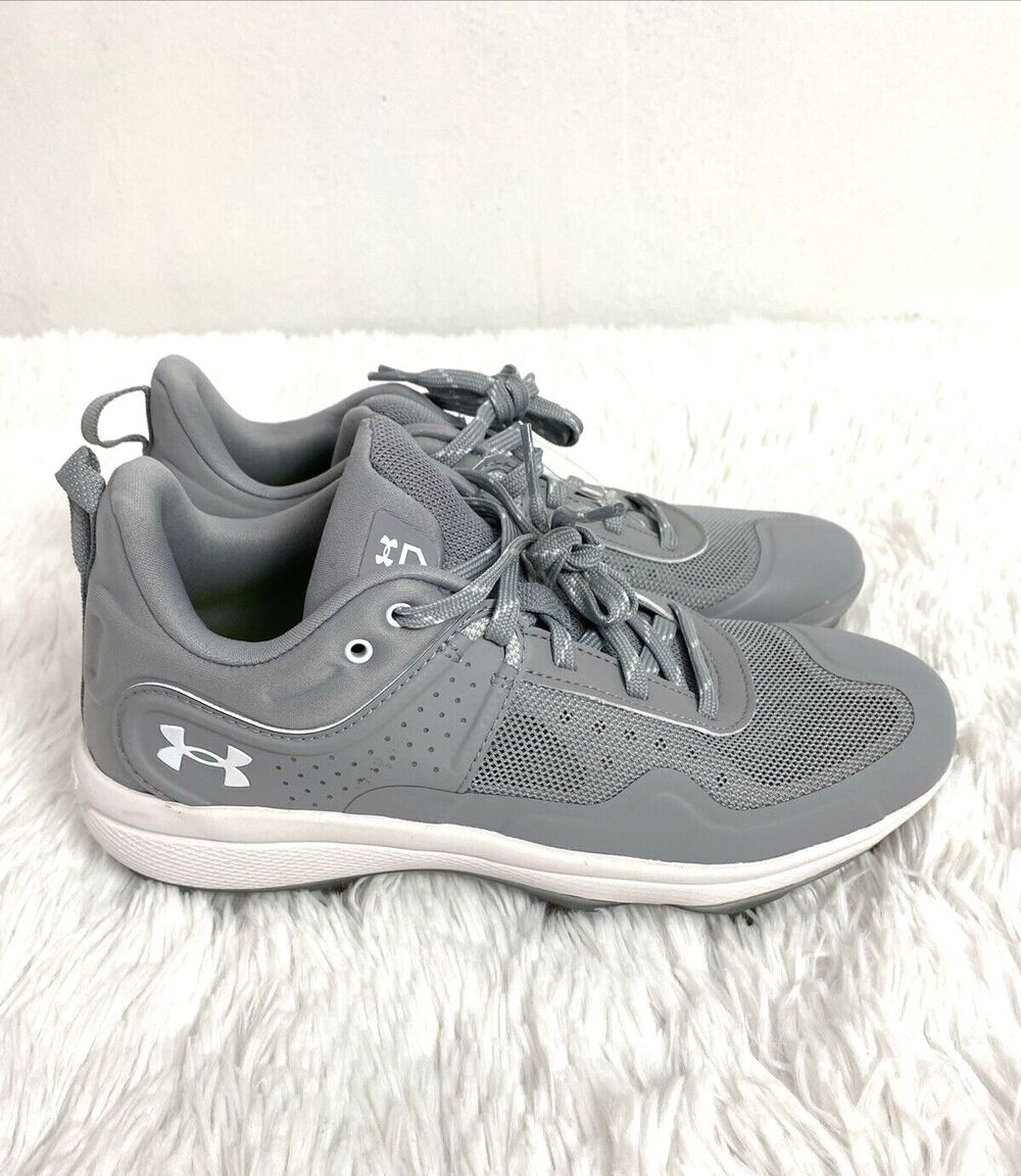 Under Armour Softball Cleats Women’s Size 8.5 Gray Sisterhood Microtips